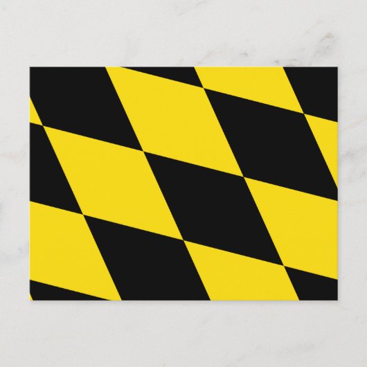 ドイツ・ミュンヘン国旗が掲げられたポストカード ポストカード (正面)