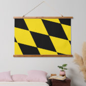 ドイツ，ミュンヘン州旗を持つウォールタペストリー 吊り下げ型タペストリー (寝室)