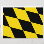 ドイツ、ミュンヘン州旗を持つレターヘッド レターヘッド (正面/裏面)