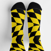 ドイツ、ミュンヘン州旗を持つ女性用ソックス ソックス (上部)