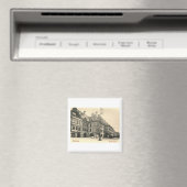 ドイツ、ミュンヘン市ホーフブラハウス1900ヴィンテージ マグネット (インサイチュ (食洗機))