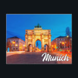 ドイツ、ミュンヘン、シエスター ポストカード<br><div class="desc">ドイツのミュンヘンの美しい街にあるシーゲストル(ビクトリー・ゲート)の歴史的ランドマークの写真を掲載。このハガキは友最高の人、家族、同僚に最適だ。</div>