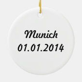 ドイツ，ミュンヘン セラミックオーナメント (裏面)