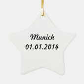 ドイツ，ミュンヘン セラミックオーナメント (裏面)