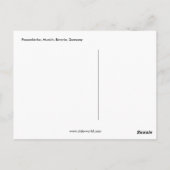 ドイツ、ミュンヘン、バイエルン、Frauenkirche ポストカード (裏面)