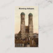 ドイツ、ミュンヘン、バイエルン、Frauenkirche 名刺 (裏面)