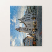 ドイツ，ミュンヘン，旧市庁舎 ジグソーパズル (縦)