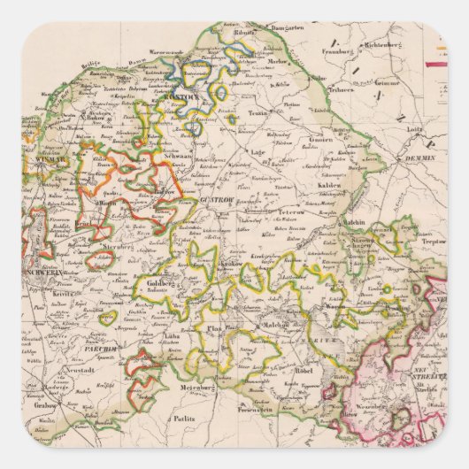 ドイツ，メクレンバーグ スクエアシール (正面)