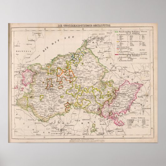 ドイツ，メクレンバーグ ポスター (正面)