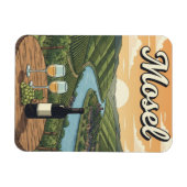 ドイツ モーゼル旅行 マグネット (横)
