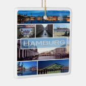 ドイツ・ヨーロッパのハンブルクのzDE003モザイク, セラミックオーナメント (右)