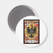 ドイツ・ライヒ~ヴィンテージドイツのWW1ポスター マグネット (正面/裏面)