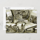 ドイツ、ライン、Speyer ポストカード (正面/裏面)