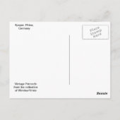 ドイツ、ライン、Speyer ポストカード (裏面)