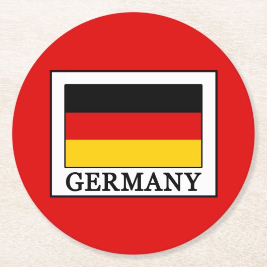 ドイツ ラウンドペーパーコースター (正面)