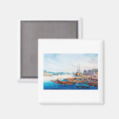 ドイツ，リュデシュイム， 01A マグネット (正面/裏面)