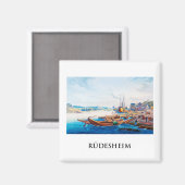 ドイツ，リュデシュイム， 01B マグネット (正面/裏面)