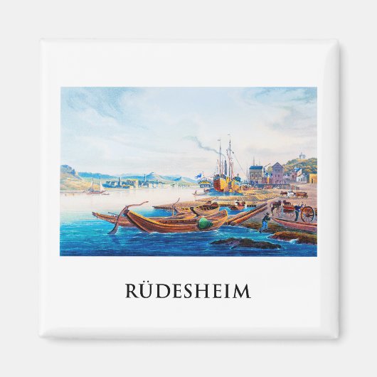 ドイツ，リュデシュイム， 01B マグネット (正面)