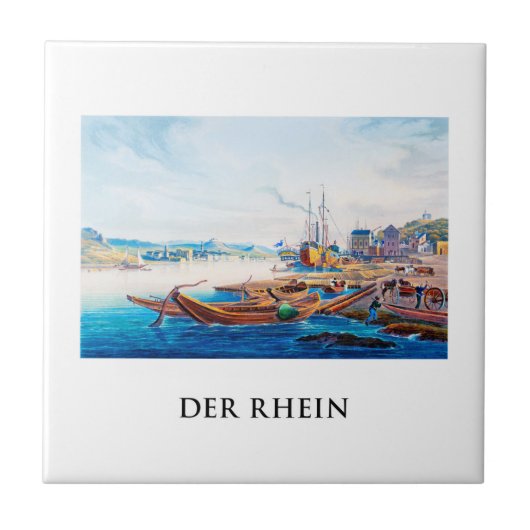 ドイツ，リュデシュイム， 01C タイル (正面)