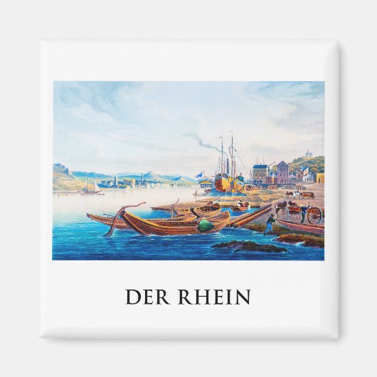 ドイツ，リュデシュイム， 01C マグネット (正面)