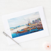 ドイツ，リューデシュイム 長方形シール (封筒)