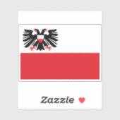 ドイツ・リューベック国旗 シール (シート)