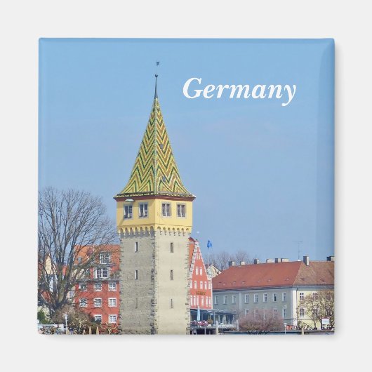 ドイツ – リンダウ磁石の古代灯台 マグネット (正面)