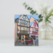 ドイツ、リンランド、レンス、木造の家7 ポストカード (スタンド正面)