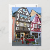 ドイツ、リンランド、レンス、木造の家7 ポストカード (正面/裏面)