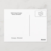 ドイツ、リンランド、レンス、木造の家7 ポストカード (裏面)