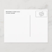 ドイツ、レイクスバーグ・コケム城 ポストカード (裏面)