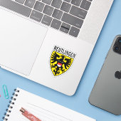 ドイツ、ロイトリンゲンの紋章 シール (ノートパソコンとiPhone)