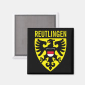 ドイツ、ロイトリンゲンの紋章 マグネット (正面/裏面)