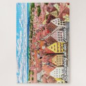 ドイツ，ローテンブルクのオブデエ・タウバー ジグソーパズル (縦)