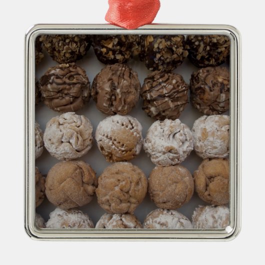 ドイツ、ローテンブルク。典型的なローテンブルク2 メタルオーナメント (正面)