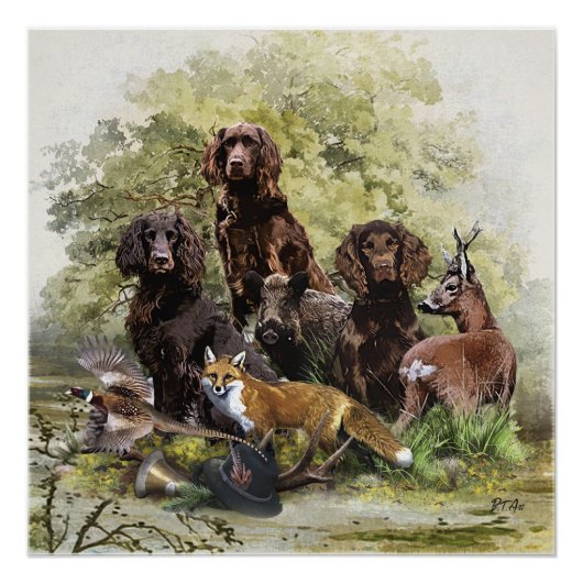 ドイツ・ワフテルフント ポスター (正面)