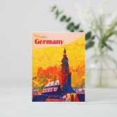 ドイツ、ヴィンテージ旅行 ポストカード (スタンド正面)