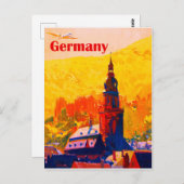 ドイツ、ヴィンテージ旅行 ポストカード (正面/裏面)