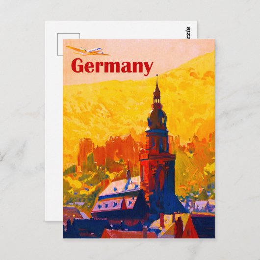 ドイツ、ヴィンテージ旅行 ポストカード (正面/裏面)