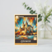 ドイツ |ヴィンテージ絵を描ー ポストカード (スタンド正面)