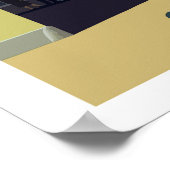 ドイツ、ヴィンテージ航空ポスター ポスター (角)