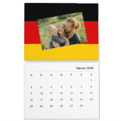 ドイツ | 写真の追加ドイツ国旗2025 カレンダー (2月 2026)