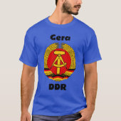 ドイツ、東ドイツ(DDR、GDR) Tシャツ (正面)
