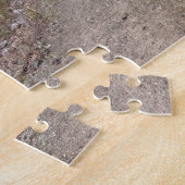 ドイツ，秋，孤独な森の道 ジグソーパズル (側面)