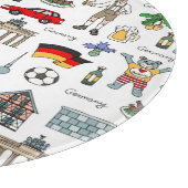 ドイツ|記号パターン カッティングボード (角)