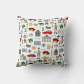 ドイツ|記号パターン クッション (裏面)