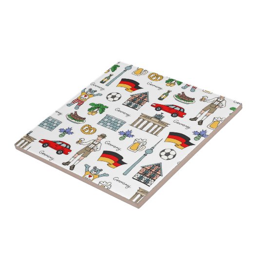 ドイツ|記号パターン タイル (側面)