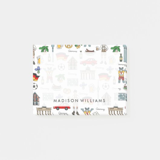 ドイツ|記号パターン ポストイット (正面)