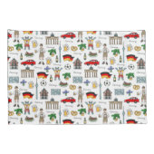 ドイツ|記号パターン 枕カバー (裏面-右)