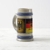 ドイツ、鉄のクロス、鉄のクロス、ドイツ ビールジョッキ (正面左)